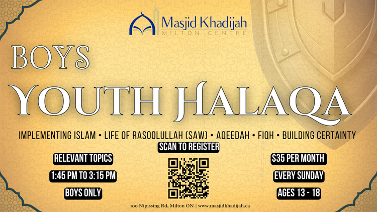 Boys Youth Halaqah