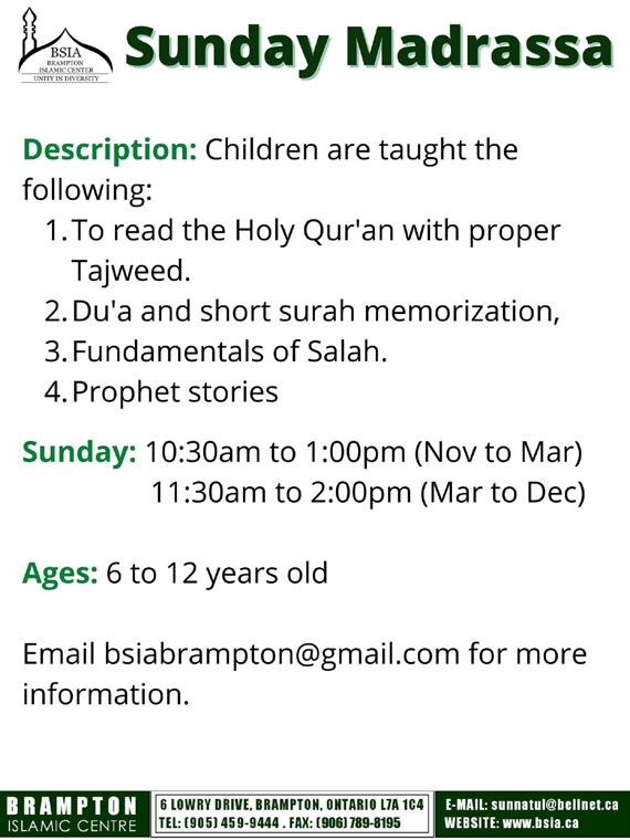 Sunday Madrasah
