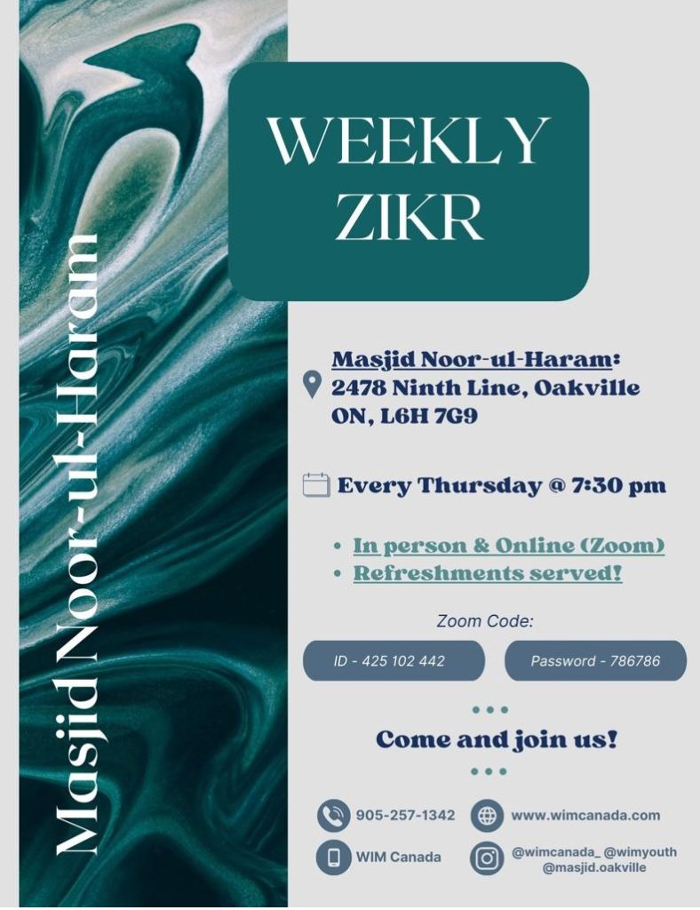 Weekly zikr