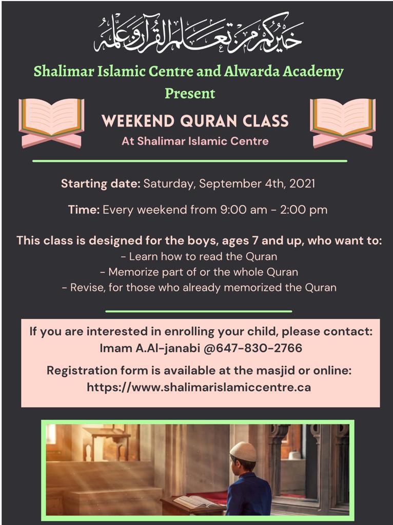 Weekend Quran Class