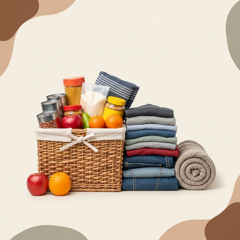 Food and Clothing Basket