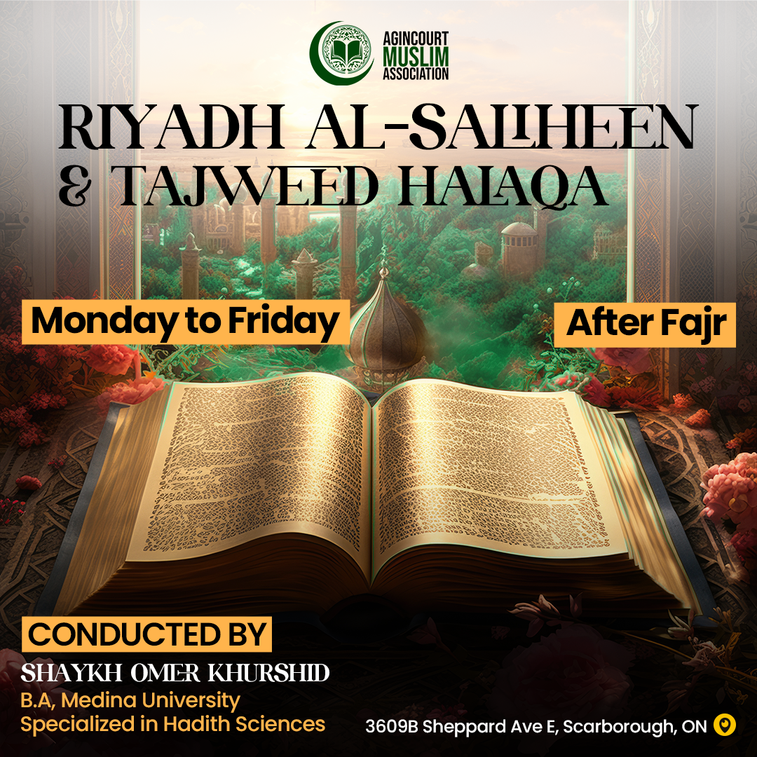 Riyadh Al-Saliheen and Tajweed Halaqah