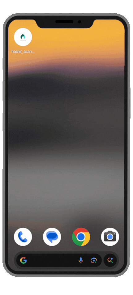 Muslim community gathering