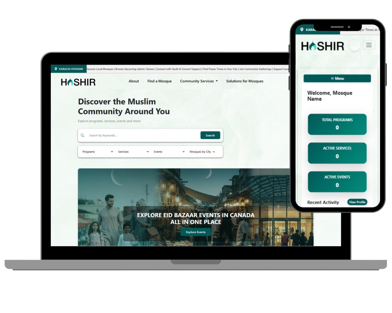 Connect your Masjid with Local Muslim Community