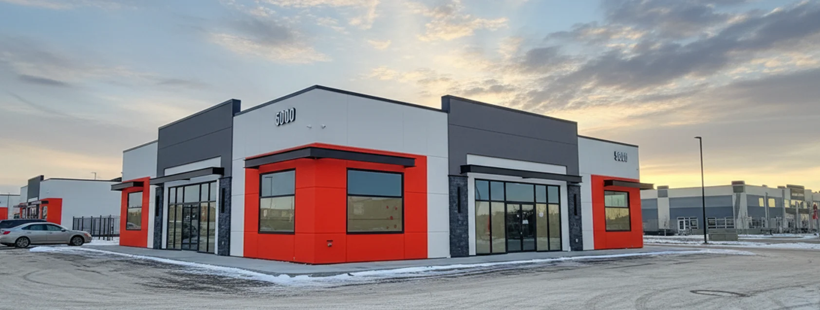 Exterior view of Faizan-E-Makkah Calgary building